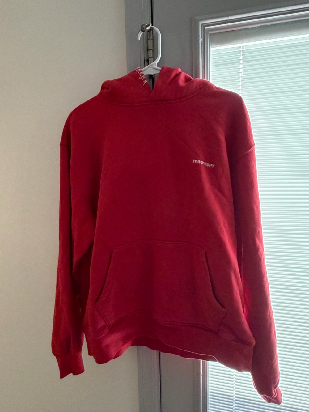 red mens hoodie - madhappy M Logo Pullover